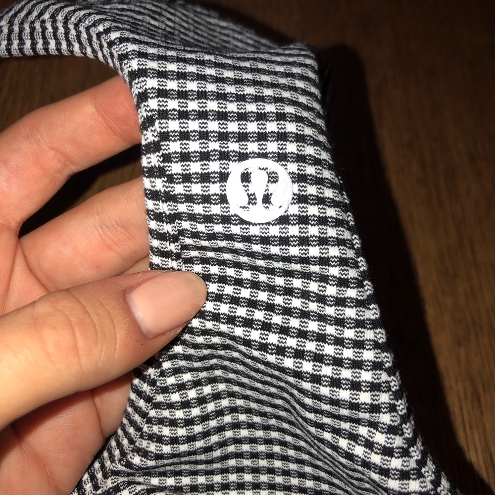 🍋 lululemon gingham cool razorback tank top - Picture 4 of 6